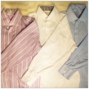 Lot of 3 English Laundry dress shirts